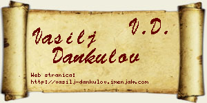 Vasilj Dankulov vizit kartica